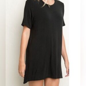 Brandy Melville Black T-Shirt Dress